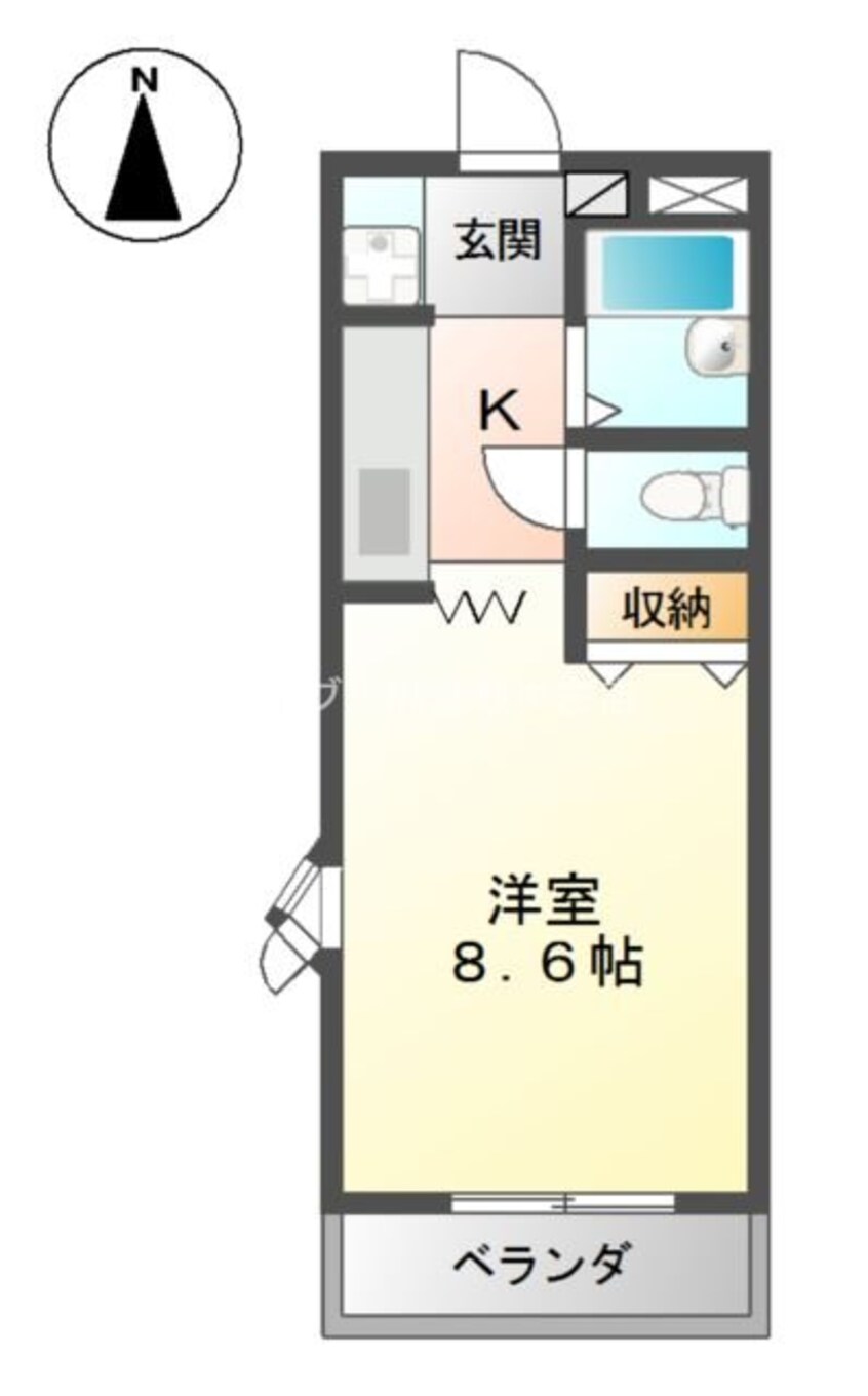 間取図 ボンブランセ