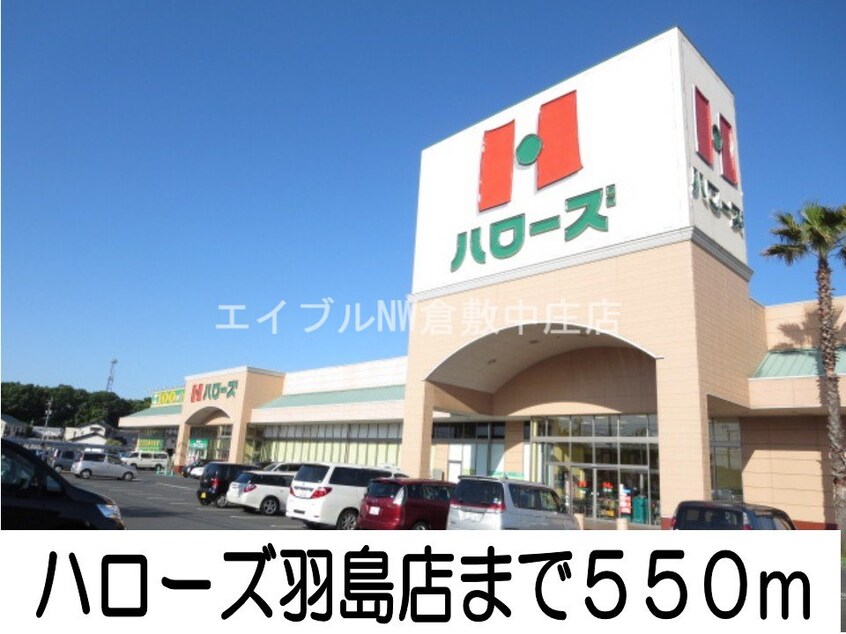 ハローズ羽島店(スーパー)まで550m ニューシティ大島