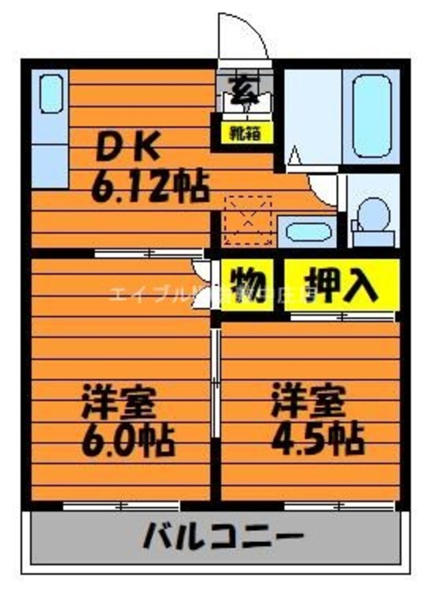 間取図 マンションハピネス