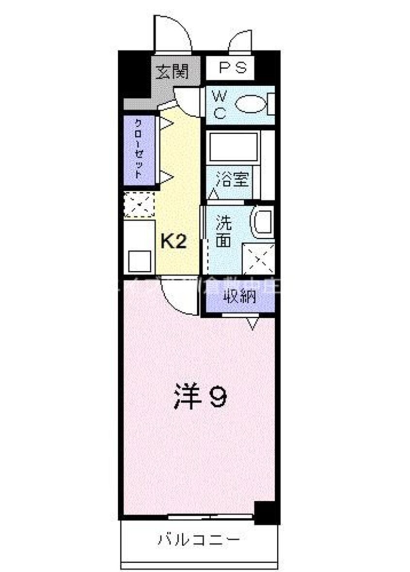 間取図 プラシード倉敷