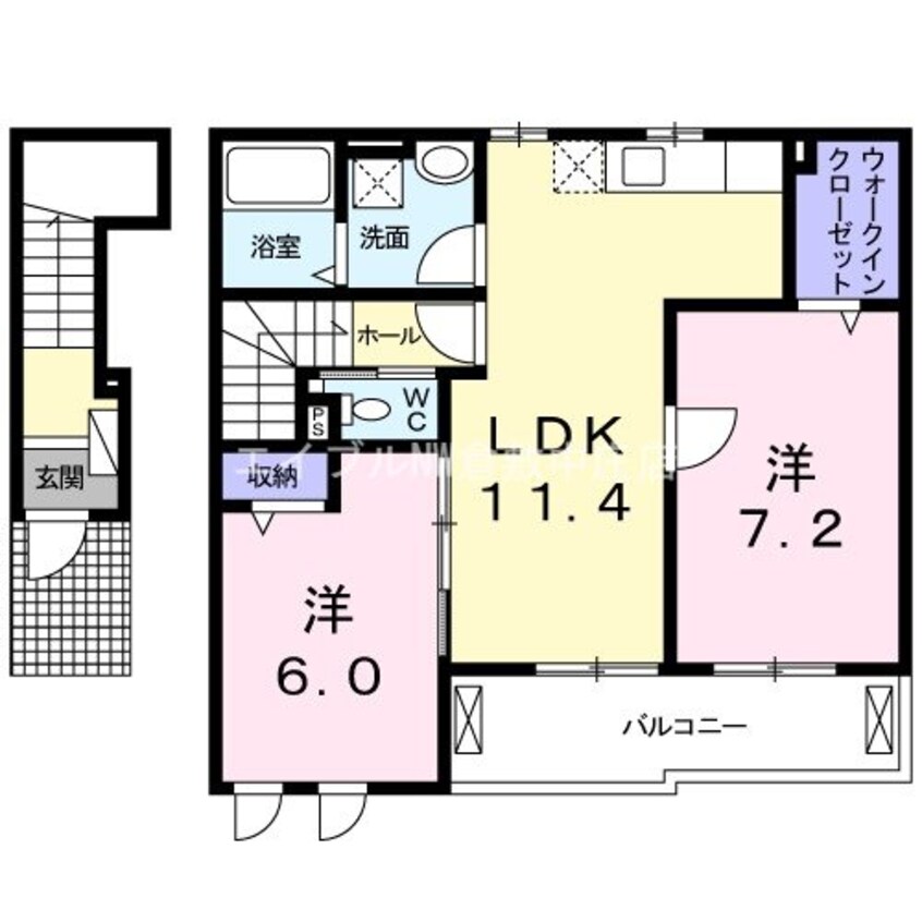 間取図 マーベラス・フラン