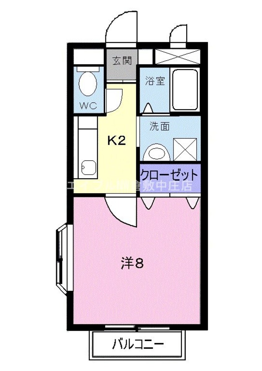 間取図 ディメイン小池