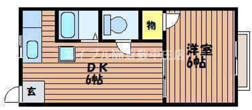 間取図 角南アパート