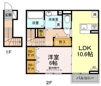 間取図 D-roomToba