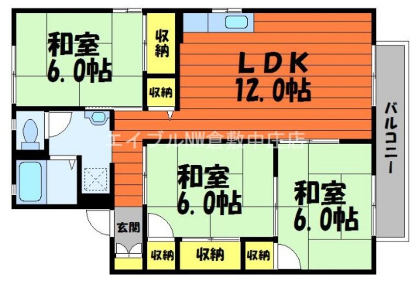 間取図 ハウスフォレスト　Ｅ棟