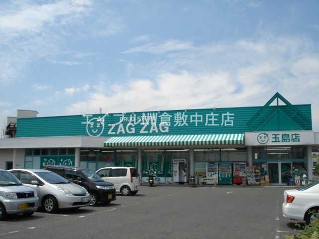 ザグザグ玉島店(ドラッグストア)まで456m グラード・ヒロ