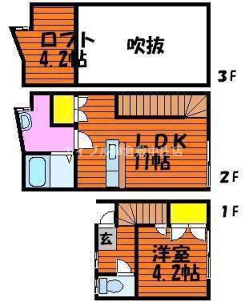 間取図 くすの木アパート