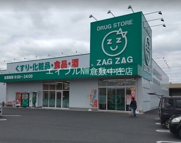 ザグザグ水江店(ドラッグストア)まで643m フラッツァ水江　Ｃ棟