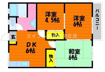 間取図 コーポ妙