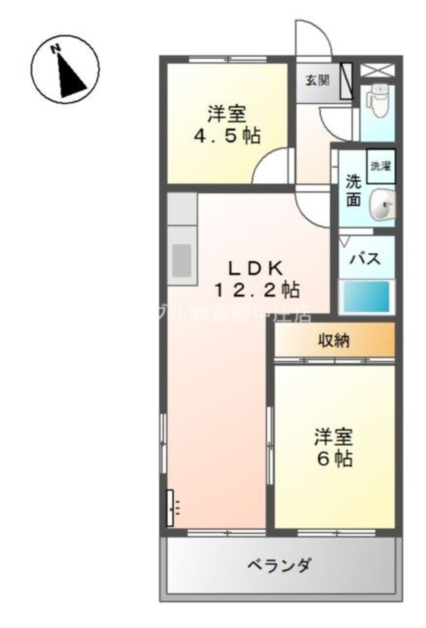 間取図 グレースタウンⅡ