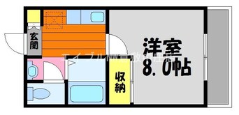 間取図 フィオーレ上東Ⅱ