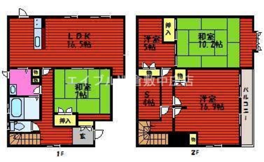 間取図 杉山展雄・雅子邸