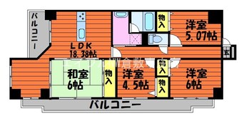 間取図 アルファステイツ老松町参番館