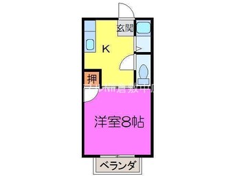 間取図 茶屋町エビスコーポ