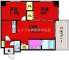 COCO川西町 2LDKの間取り