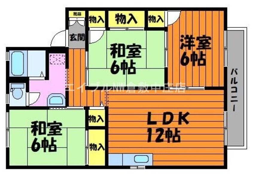 間取図 ハウスフォレスト　Ｅ棟