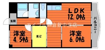 間取図 倉敷サンコーポ