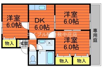 間取図 エスポワール都Ⅱ　Ｂ棟