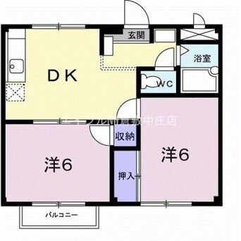 間取図 シティハイツ冨士