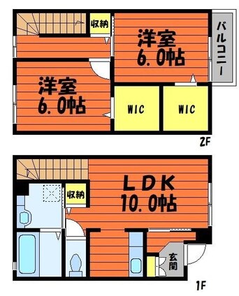 間取図 グレイス　パステール