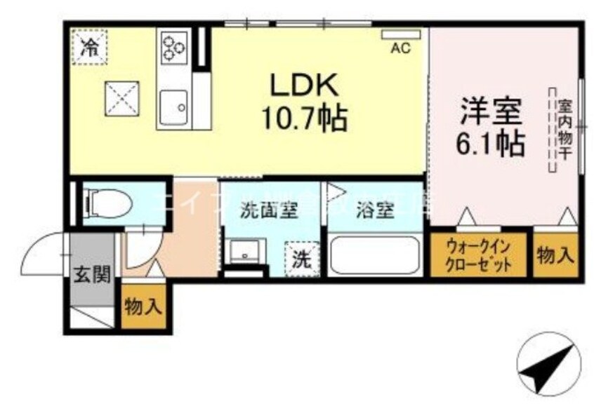 間取図 ＨＯＰＥ　ＬＯＤＧＥ　Ｊ