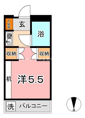 間取図 サンピア倉敷