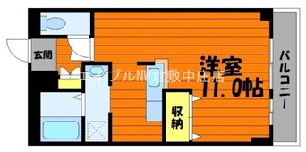 間取図 ジュメル倉敷