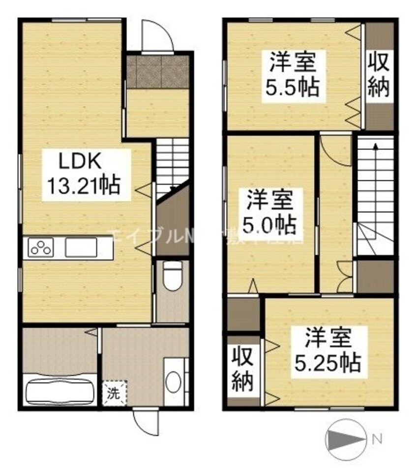 間取図 アルファスタイル　北棟