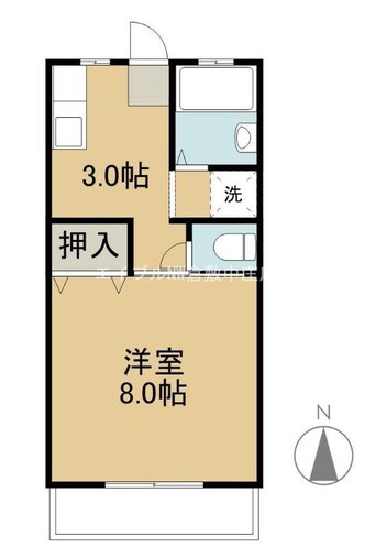 間取図 カレッジスクエア松島