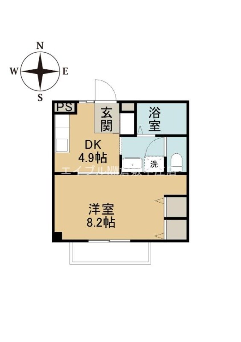 間取図 イヴェールマキシム