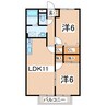 東北新幹線（東北地方）/郡山駅 バス:14分:停歩3分 1階 築29年 2LDKの間取り
