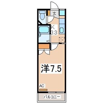 間取図 タウンズ安積