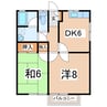 東北新幹線（東北地方）/郡山駅 バス:20分:停歩3分 2階 築32年 2DKの間取り