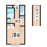 東北新幹線（東北地方）/郡山駅 バス:15分:停歩1分 2階 築25年 1Kの間取り