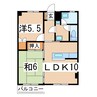 東北新幹線（東北地方）/郡山駅 バス:20分:停歩5分 3階 築47年 2LDKの間取り