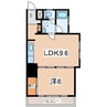 東北新幹線（東北地方）/郡山駅 徒歩19分 3階 築47年 1LDKの間取り