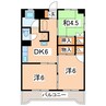 東北新幹線（東北地方）/郡山駅 徒歩19分 6階 築46年 3DKの間取り