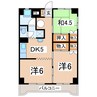 東北新幹線（東北地方）/郡山駅 徒歩19分 5階 築45年 3DKの間取り