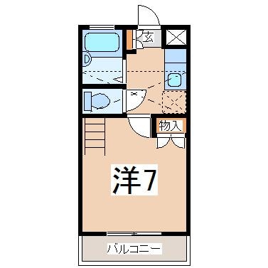間取り図 東北新幹線（東北地方）/郡山駅 バス15分鶴見坦交差点下車:停歩1分 1階 築31年