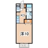 磐越西線<森と水とロマンの鉄道>/郡山富田駅 徒歩5分 2階 築26年 1Kの間取り