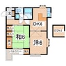 東北新幹線（東北地方）/郡山駅 バス:20分:停歩5分 2階 築36年 2DKの間取り