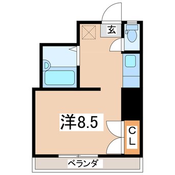 間取図 東北新幹線（東北地方）/郡山駅 バス16分太田西ノ内病院前下車:停歩6分 2階 築26年