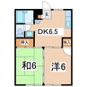 東北新幹線（東北地方）/郡山駅 バス:10分:停歩15分 2階 築33年 2DKの間取り