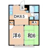 東北新幹線（東北地方）/郡山駅 バス:10分:停歩15分 2階 築32年 2DKの間取り