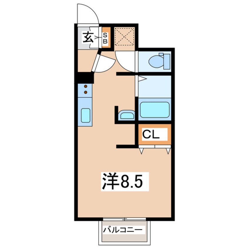 間取図 東北新幹線（東北地方）/郡山駅 バス20分下亀田下車:停歩7分 1階 築8年