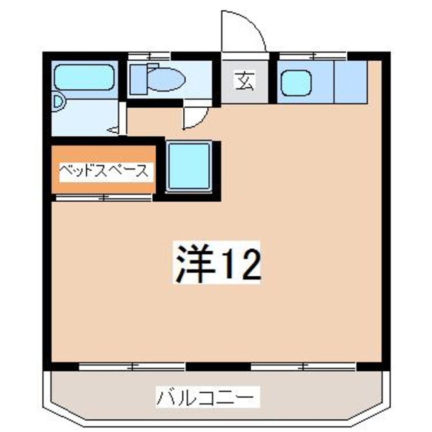 間取図 東北新幹線（東北地方）/郡山駅 バス10分久保田変電所下車:停歩10分 2階 築26年