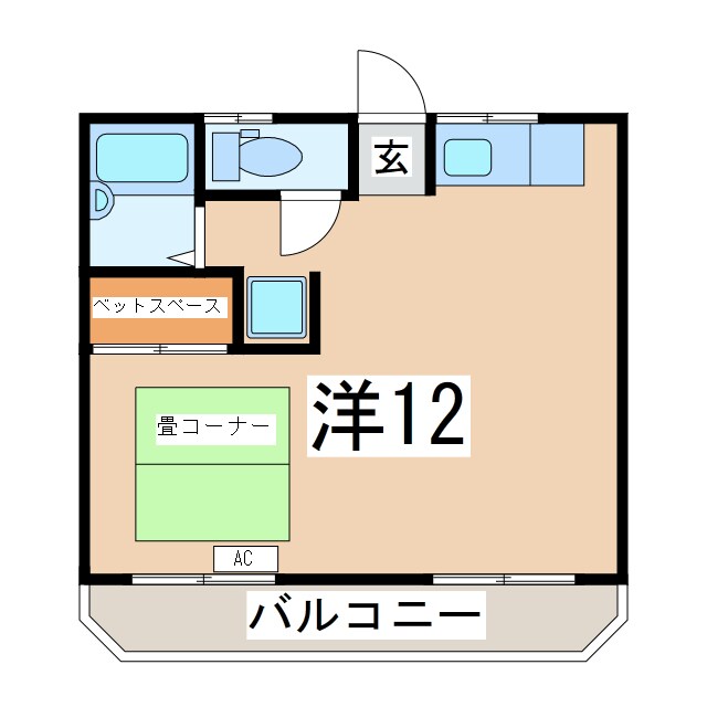 間取り図 東北新幹線（東北地方）/郡山駅 バス10分久保田変電所下車:停歩10分 1階 築27年