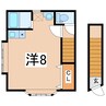 磐越西線<森と水とロマンの鉄道>/郡山富田駅 徒歩13分 2階 築28年 1Rの間取り