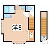 磐越西線<森と水とロマンの鉄道>/郡山富田駅 徒歩13分 2階 築28年 1Rの間取り