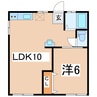東北新幹線（東北地方）/郡山駅 バス:10分:停歩2分 2階 築51年 1LDKの間取り